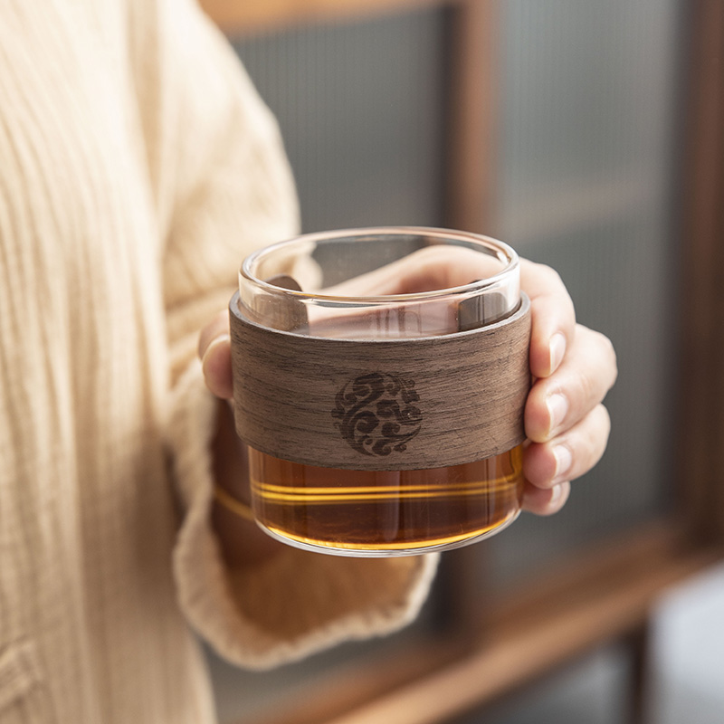 主人杯耐热玻璃小茶杯单杯防烫隔热喝茶功夫茶杯品茗杯茶具茶道杯-封面