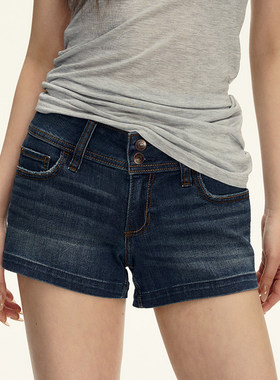 Nova basics 春季新款美式Y2K辣妹低腰热裤牛仔短裤女装夏季热裤