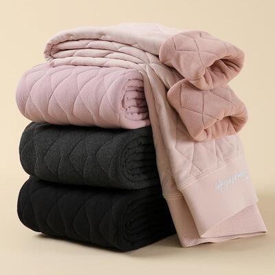 H113裤女冬季外穿加绒加厚打底裤高腰大码东北特厚秋裤保暖