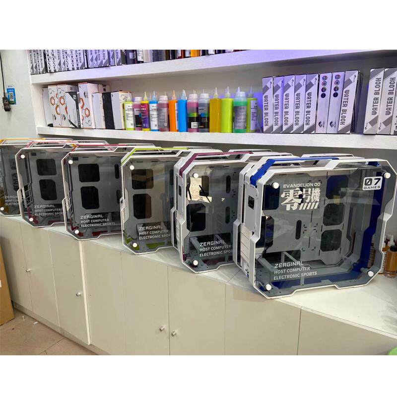 炽果ZC-07冷AX589全铝玻璃台式机电机箱可以L风水脑冷 T支持4090