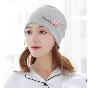 春夏月子帽春秋孕妇帽产妇用品产后纯棉透气做月子头巾产妇帽夏款