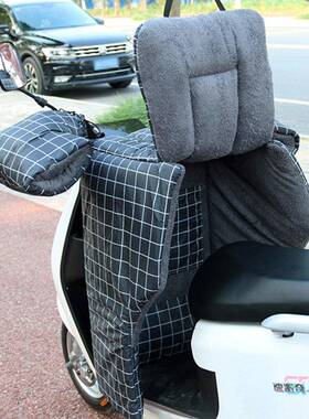 电车挡风被冬分体分离式冬天车骑电动车防67370款寒装备棉加厚电