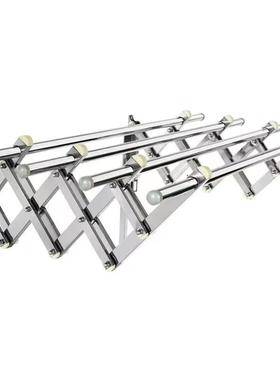 q683304不锈钢户外s被子阳台外墙室外晾衣杆伸缩晾衣架栏杆折叠支