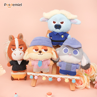 迪士尼potdemiel蜂蜜罐毛绒包挂件玩偶小马年吉祥礼物尼克书包女