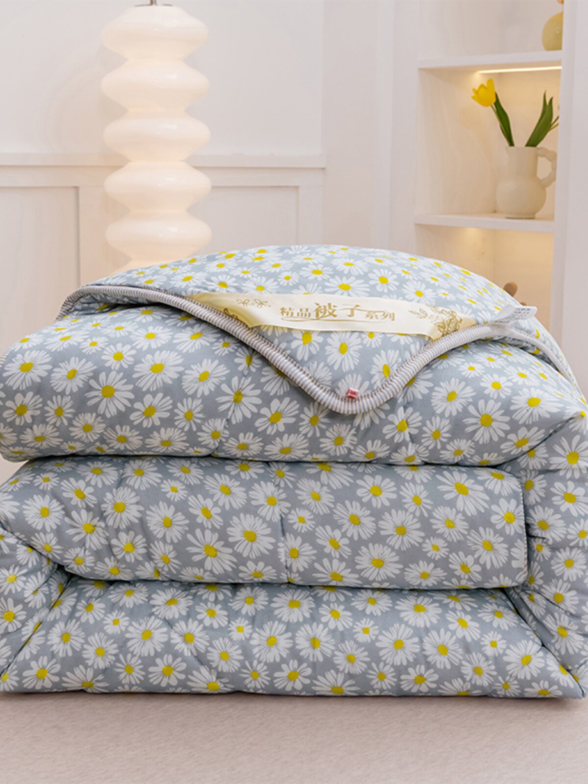 学校宿舍被子秋天盖的8斤加厚盖被初中生大学生被子可拆洗被褥子.