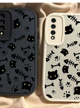 猫咪鱼骨NzoneS7Pro手机壳鼎桥M40/P50新款雷鸟FF1软硅胶华为智选NZNOE50pro全包防摔s7por+5g男N8pro女情侣