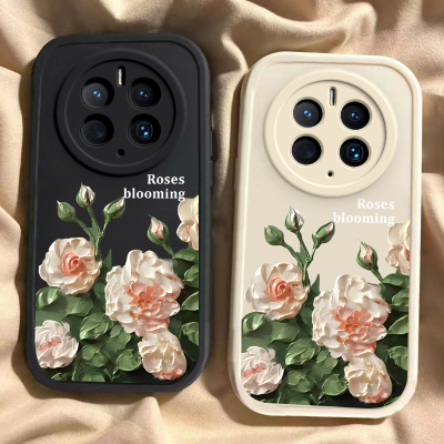 适用华为Mate70手机壳Meta70Pro+保护套新款硅胶软壳镜头全包防摔M70十Por魅特外壳迈特Mete加MT男女富贵花