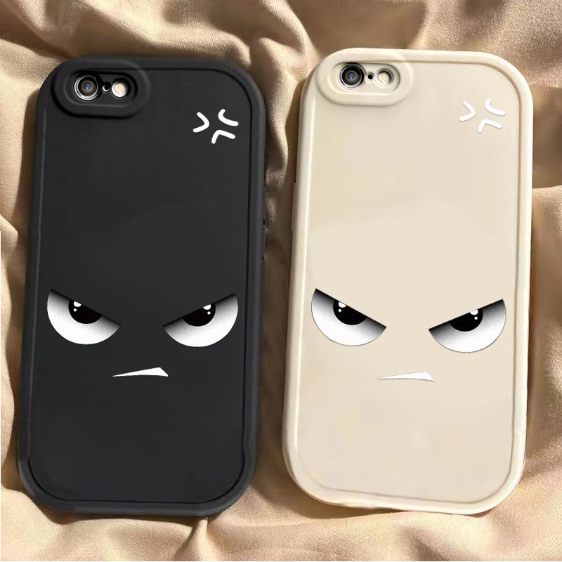 凶凶表情猫苹果6s/7/8plus手机壳新款iPhoneXSmax防摔XR外壳5SE软硅胶11pro全包12/13可爱i14P潮ip15男女情侣