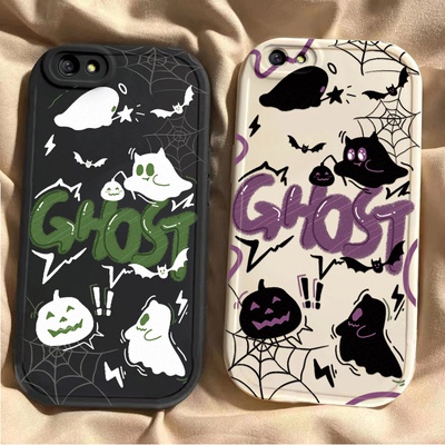 英文幽灵适用于oppor9s手机壳新款r9sk硅胶保护套R9sPlus全包防摔卡通OPPOR9st男女可爱网红opr9超薄情侣软壳