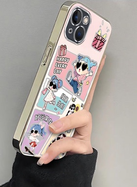 适用小米CC9Pro手机壳好运女孩cc9pro防摔新款网红9Pr0创意软壳可爱cc9por卡通女款高颜值MiCC九硅胶全包边