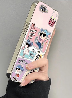 适用OPPOR11手机壳好运女孩R11t防摔全包边oppor11s可爱男女硅胶R11st新款网红磨砂opp0pp0ppo卡通软壳潮牌