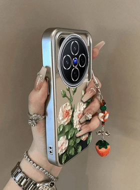 适用vivoX200s手机壳X200Ultra保护套vivo白色玫瑰新款X200U硅胶全包防摔步步高维沃外壳viv0叉voviX男女