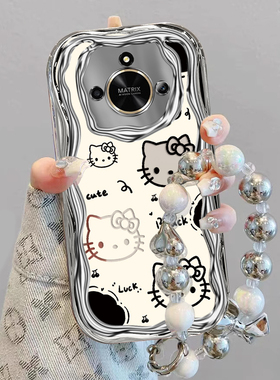 适用荣耀X50GT手机壳华为X5OGT保护套TG新款外壳猫爪凯蒂猫硅胶全包防摔专用XT曲屏GTX曲面屏X50G男女