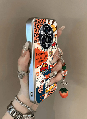 适用真我14Pro+手机壳realme14Pr0十RMX5050多只小狗保护套OPPO加Por硅胶全包防摔高级感OPPORealme男女