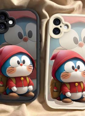 适用苹果16手机壳新款iPhone16ProMax硅胶Pro保护套Plus系列Max全包防摔pm十六软壳外壳ip男女ipone卡通叮当