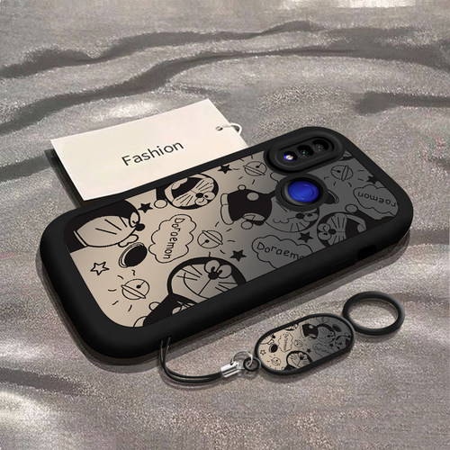 适用红米note7手机壳Note7Pro防摔男女网红redmi创意全包边卡通noto七高颜值新款7por硅胶软壳可爱晕染叮当猫