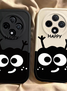 开心煤球oppoa3pro手机壳a2/a1/a58新款a93s软opopa96硅胶套A575G可爱a11x全包a32防摔a72男a35女a91a83情侣