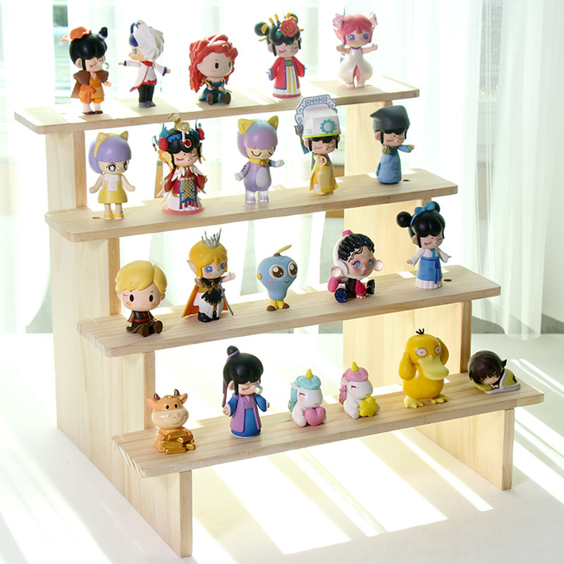 实木置物架多肉化妆品模型手办首饰展示架夜市阳台用加固螺丝固定,饰品/流行首饰/时尚饰品新,首饰展示架,淘宝优惠券,粉丝福利购,淘宝优惠卷