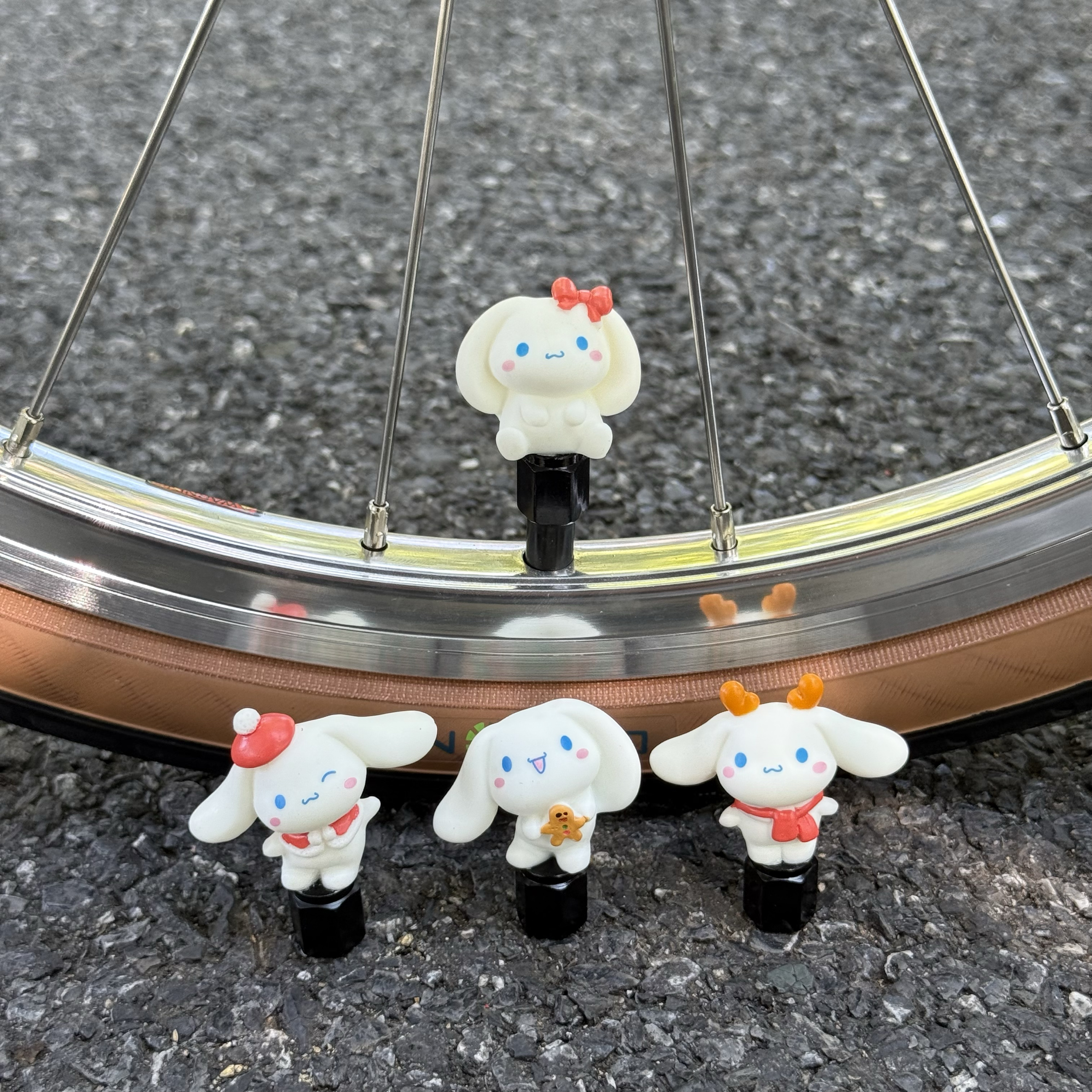 玉桂狗通用气嘴帽自行车轮胎气门芯盖山地车装饰公路车改装折叠车