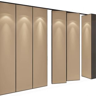 1酒店活动隔断墙饭店包间宴会厅展厅移动隔断公室推拉隔音屏风