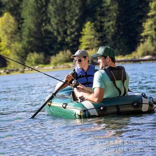 intex68347二人海鹰充气船 皮划艇 橡皮艇 户外钓鱼船水上
