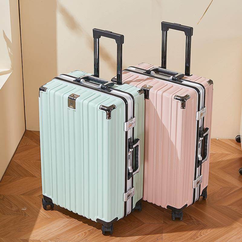 商务男士包角成人箱休闲时尚纯色女士行李箱铝合金锁扣抗压拉杆箱,箱包皮具/热销女包/男包,旅行箱,淘宝优惠券,粉丝福利购,淘宝优惠卷