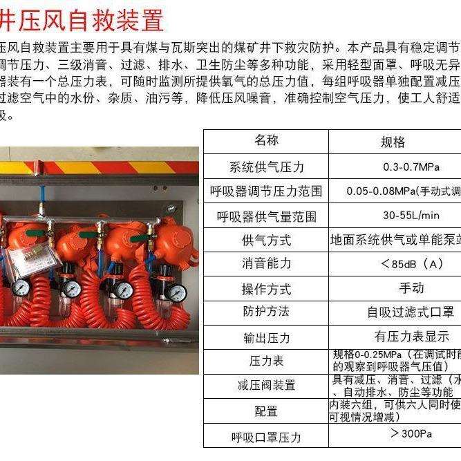 KGS-3矿用施救装置 山东KGS-2矿井供水施救装置 3个软管施救装置