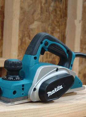 牧田（MAKITA）电刨插电式手提电刨子木工工具620W/82mmKP0800X