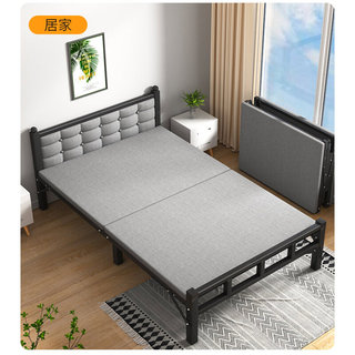折叠床单人床简易成人拼接床家用午休床出租房专用铁床午睡铁架床