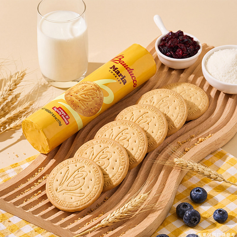 巴西进口Bauducco maria巴多可玛利亚饼干170g酥性饼干