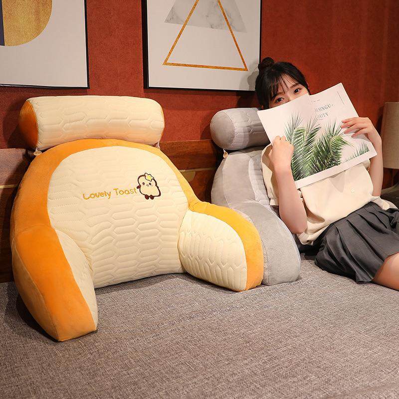 冰丝乳胶床头靠垫软包护腰靠枕学生宿舍看书大靠背座椅腰靠可拆洗,居家布艺,抱枕被,淘宝优惠券,粉丝福利购,淘宝优惠卷