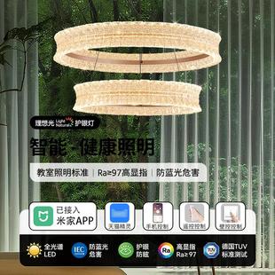 高端客厅吊灯意式轻奢高级感天鹅湖大厅主灯客厅灯复式餐厅灯具