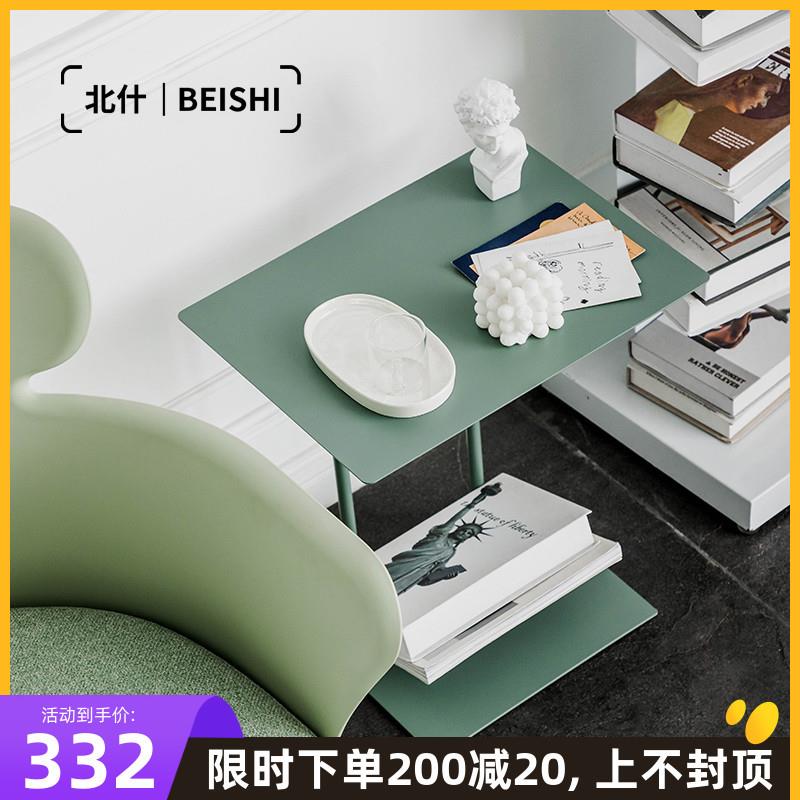 北欧沙发边几阳台小户型铁艺小茶几客厅创意网红家用卧室床头方桌