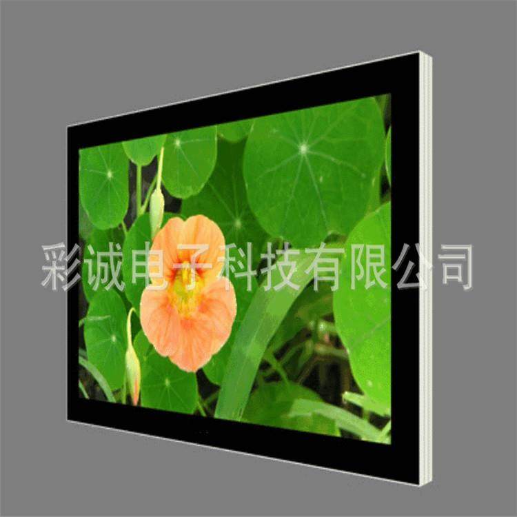 42寸液晶单机广告机高清LED屏挂壁式楼宇广告机USB播放循环播放