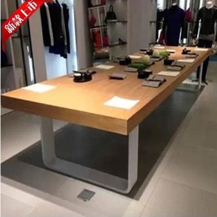 江农兴松木板美式乡村铁艺实木办公桌复古结实会议电脑桌