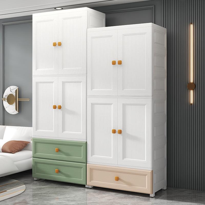 特大号儿童衣柜简易宝宝衣服衣橱家用塑料储物柜加厚收纳卧室家用