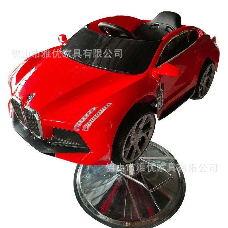儿童理发椅发廊理发店专用卡通车座椅小孩剪发椅大底盘宝宝美发椅