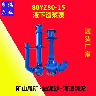 YZ矿用吸沙排污泵液下大扬程吸沙泵抽粪泵池塘清淤80YZ80-15