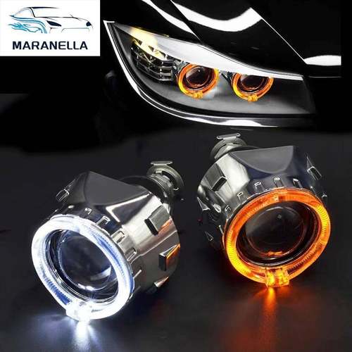 汽车伟世通2.5寸双光透镜天使眼H1HID氙气大灯前照灯车灯用品通用