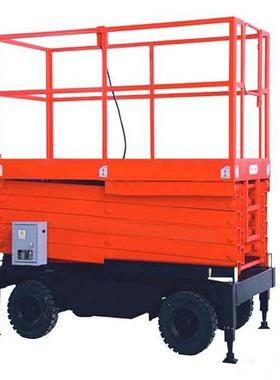 液压升降平台移动式电动液压机自行式高空作业