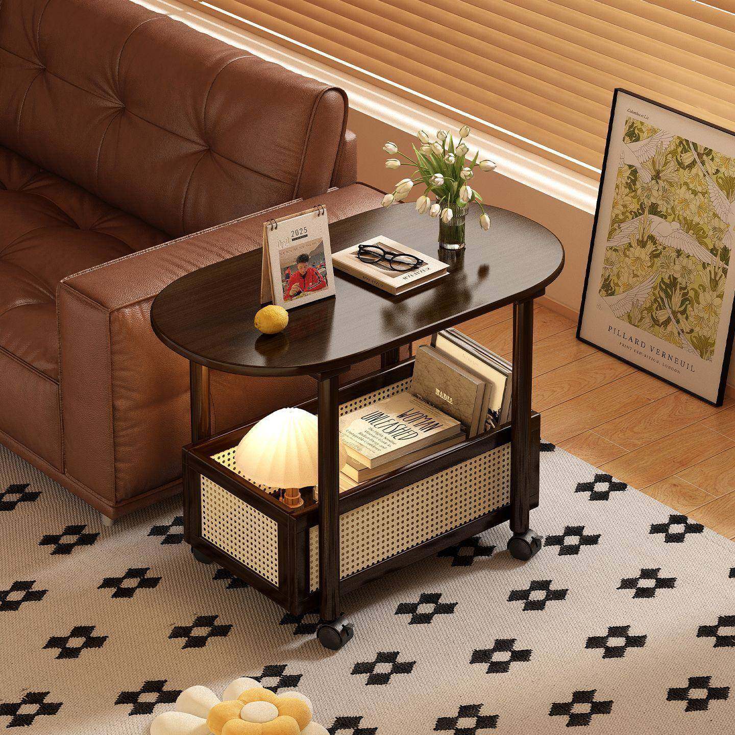 中古风小推车茶几置物架沙发边几可移动家用可储物床头小桌子整理,农机/农具/农膜,其它农用工具,淘宝优惠券,粉丝福利购,淘宝优惠卷