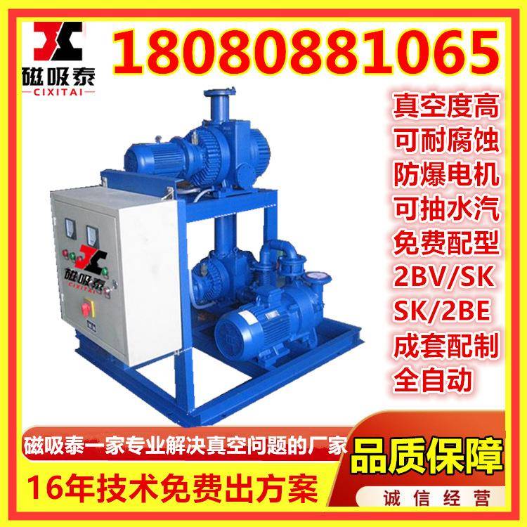 成都JZJ2S150-2水环真空机组ZJP150t罗茨增压泵2SK-3真空泵9.7KW