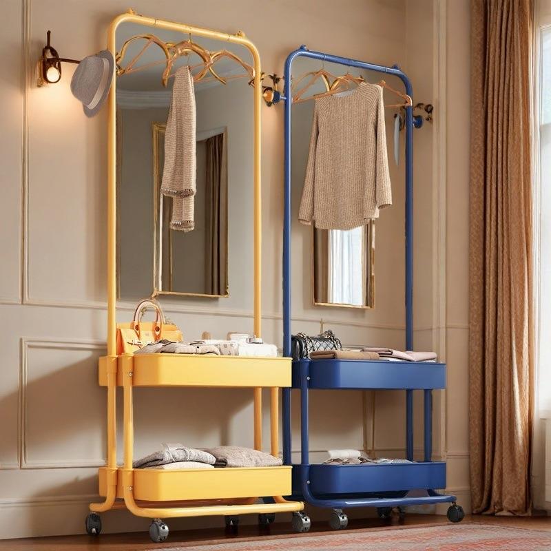 衣柜卧室家用落地挂衣架出租房小户型小房间家居简易组装耐用衣橱