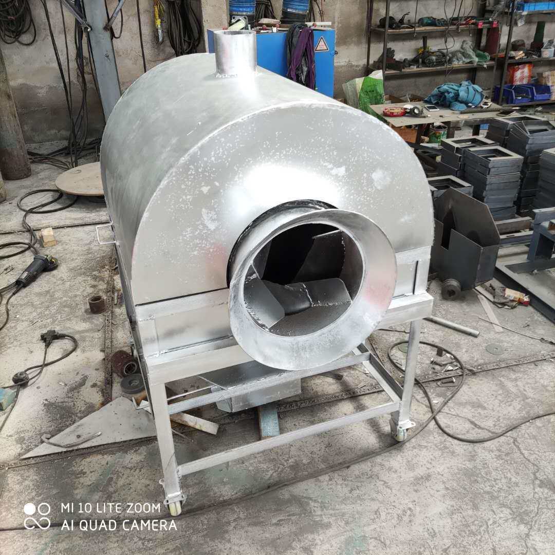 小型连翘电热不锈钢炒料机黄芪草果自动翻炒机炒香料机器