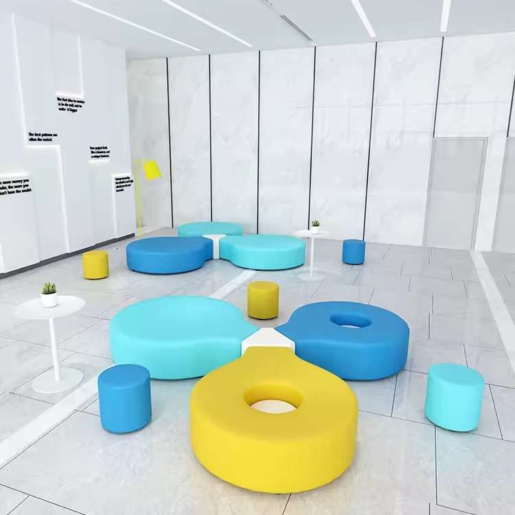 培训机构公司银行商场电影院图书馆大厅休息区休闲办公室沙发组合