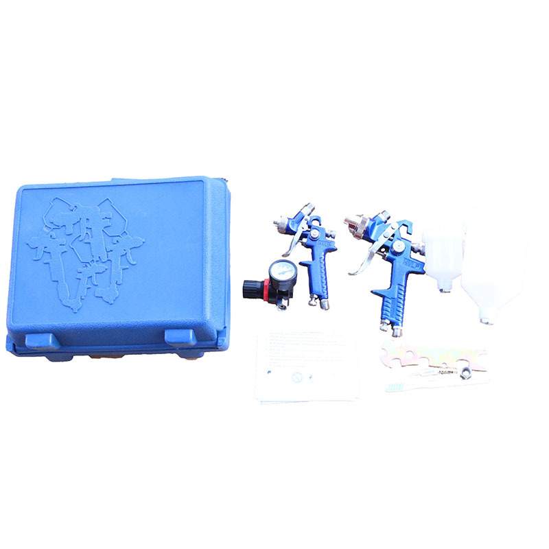 环保H827+H2000喷枪套装工具箱2支套装喷漆枪HOcdESZqvY