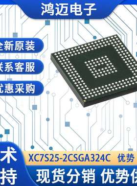 XC7S25-2CSGA324C电子元器件 数字电路设计电子元器件 渠道