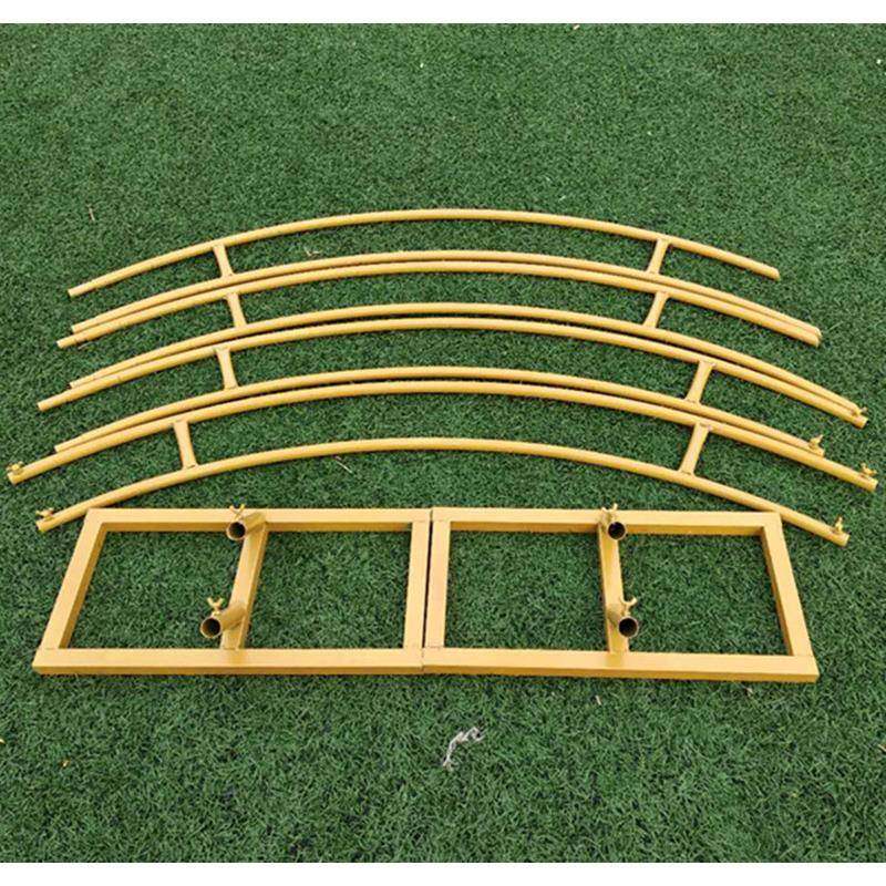 I9EK新款婚庆道具铁艺双杆拱门花架T台森系婚礼布置装饰圆形拱门