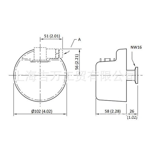 上海吉万 爱德华 真空泵 Vs16k 可调真空开关配件