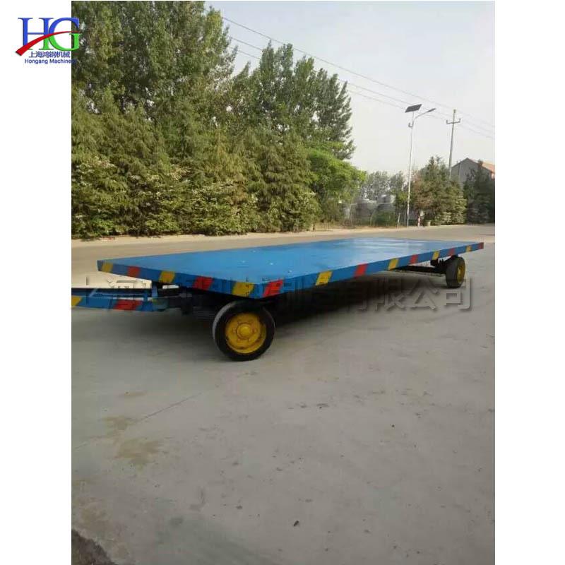 物流站快递搬运车 工厂货物重载运输平板托车 大型仓库货物拖板车